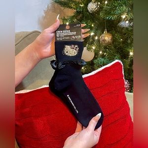 Ruffle Hello Kitty Crew Socks